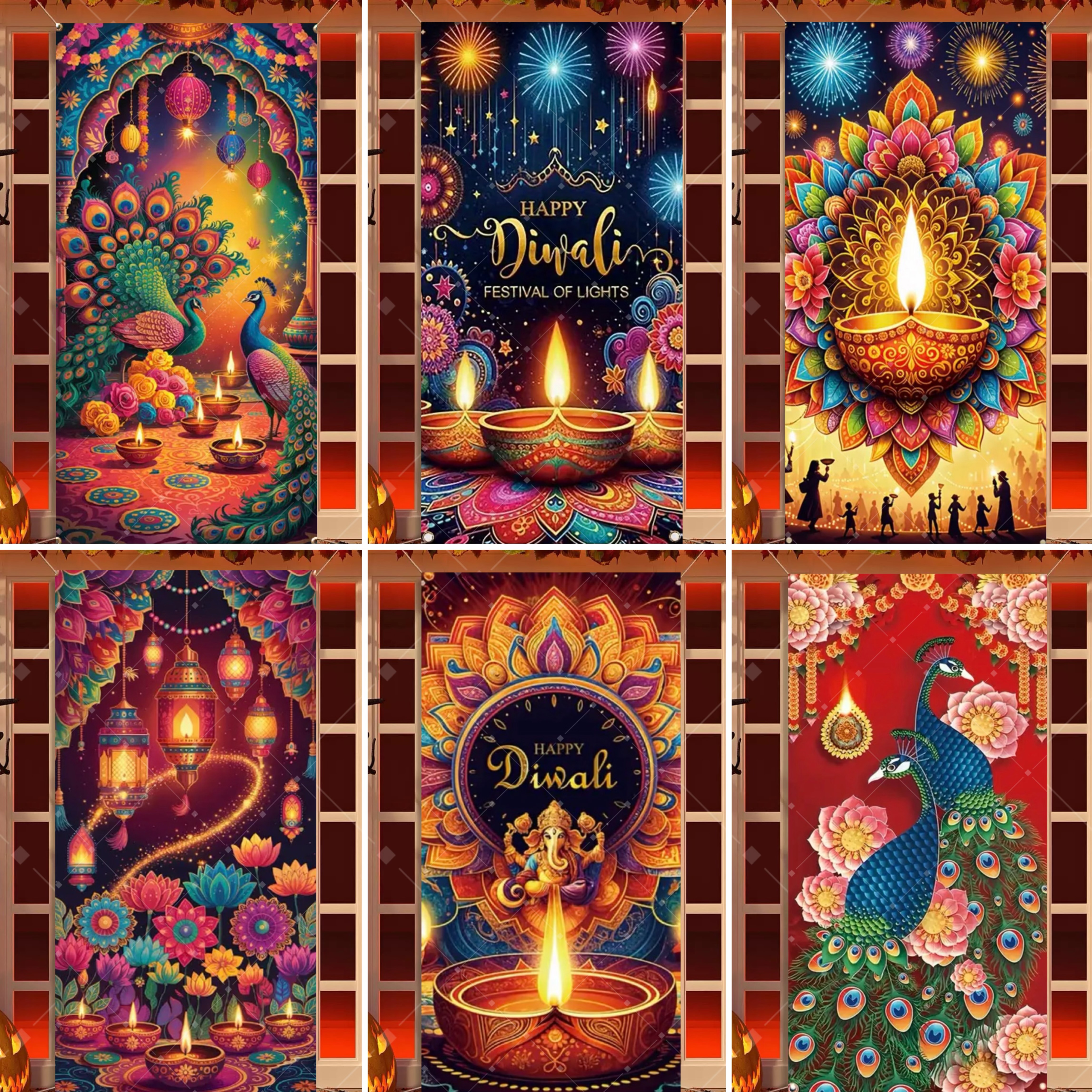 Indian Wedding Decor Supply - Diwali Decoration Party Background Indian Diwali