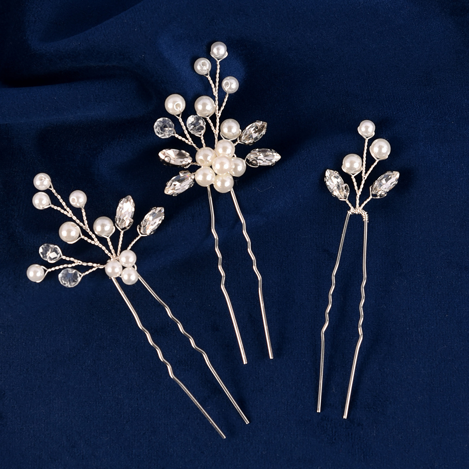 Wedding Supply Store - 3pcs Bride Hairpin Trendy Hair Clip