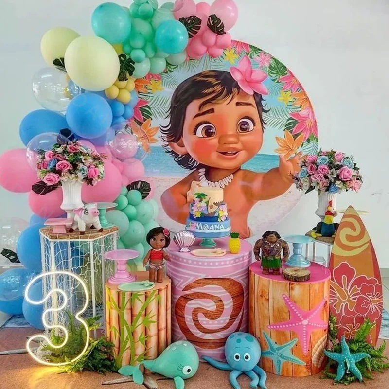 Wedding Supply Kit - 98pcs Cartoon Moana Balloons Garland Arch