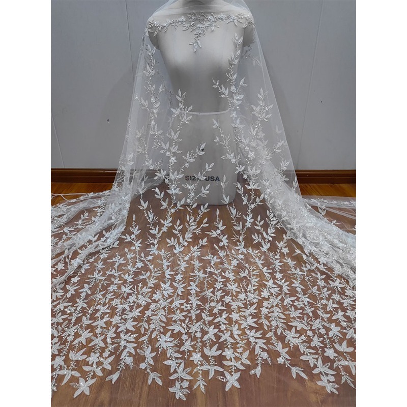 Wedding Dress Supply - New High-quality Fresh Flowers, Nail Beads,