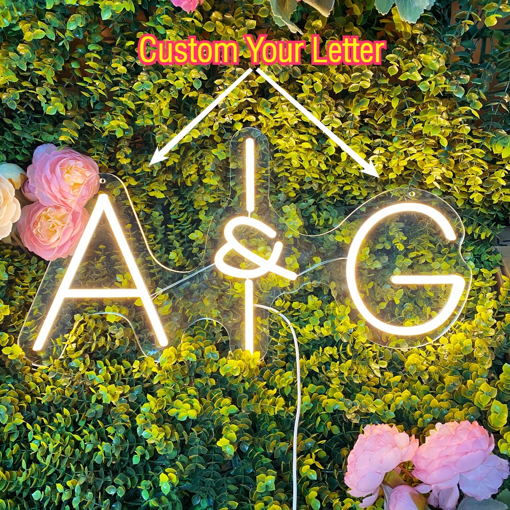 Wedding Led - Custom LED Neon Sign Personalized Alphabet