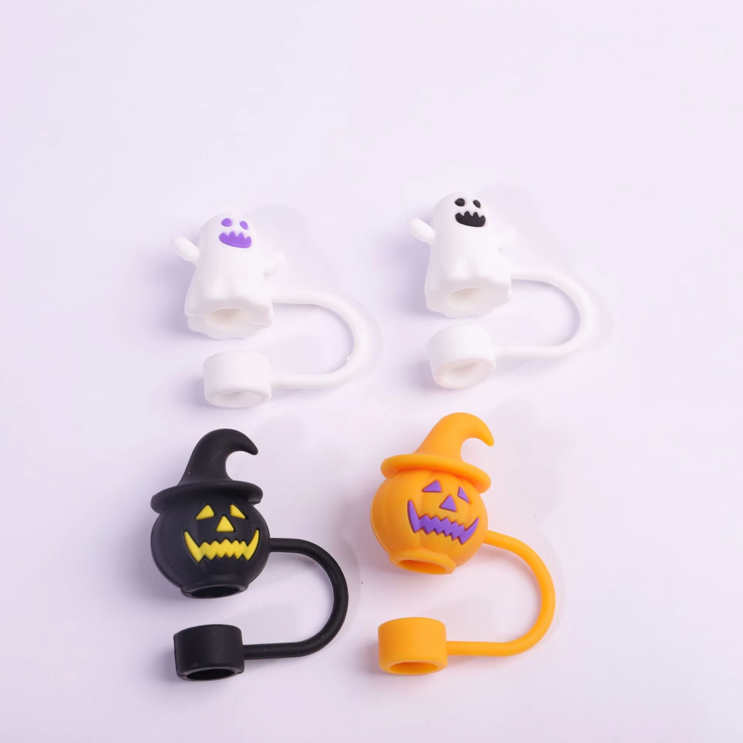 Wedding Solution - Silicone Straw Cover Charms Accessories Halloween