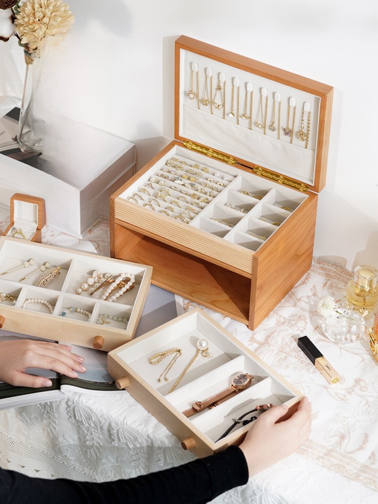 Elegant Wooden Jewelry Box for - đánh giá và giá Wedding Solution