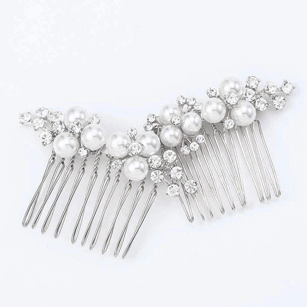 2Pcs Simple Wedding Hair Combs - đánh giá và giá Wedding Supply Store