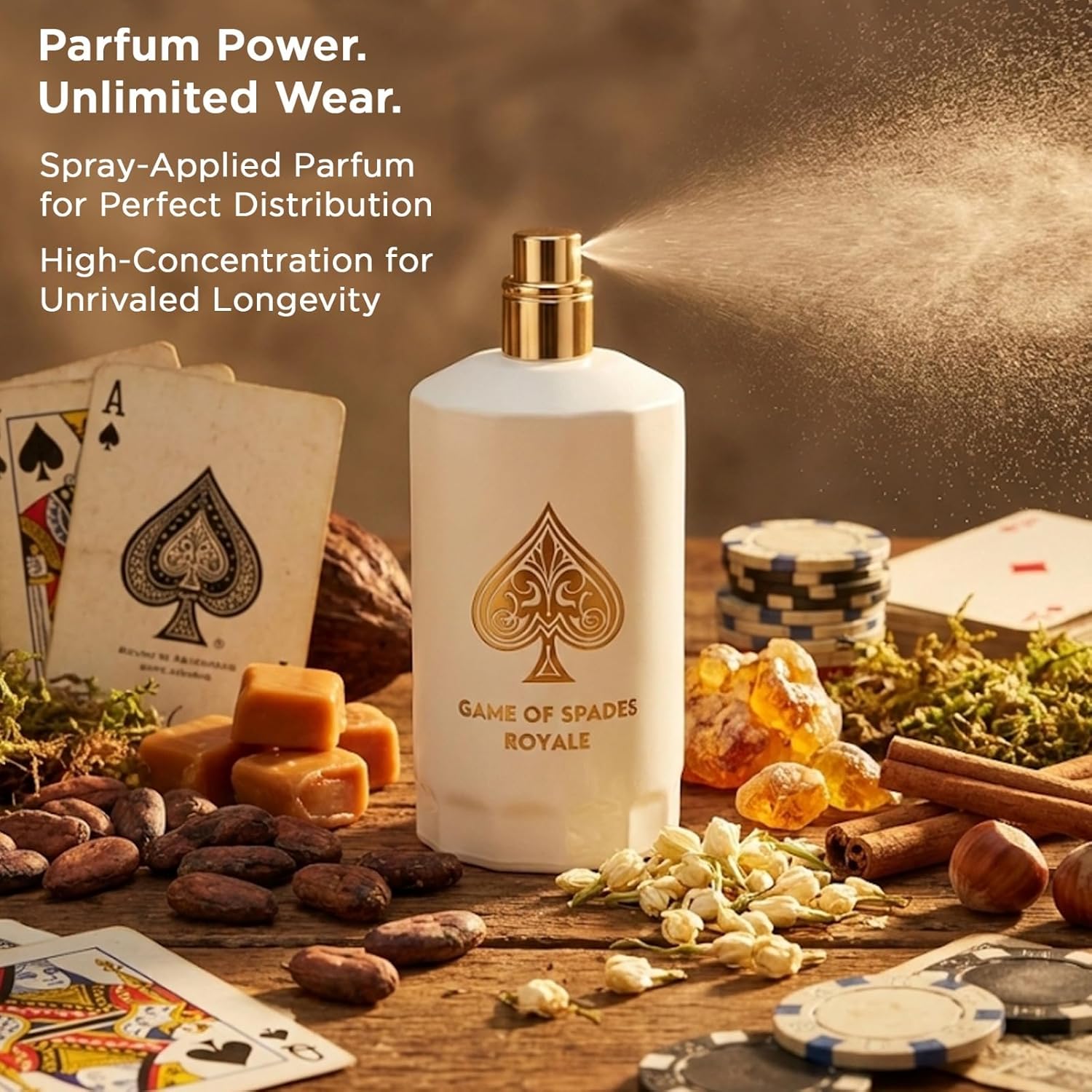 Jo Milano Game of Spades Perfu - đánh giá và giá Wedding Packaging