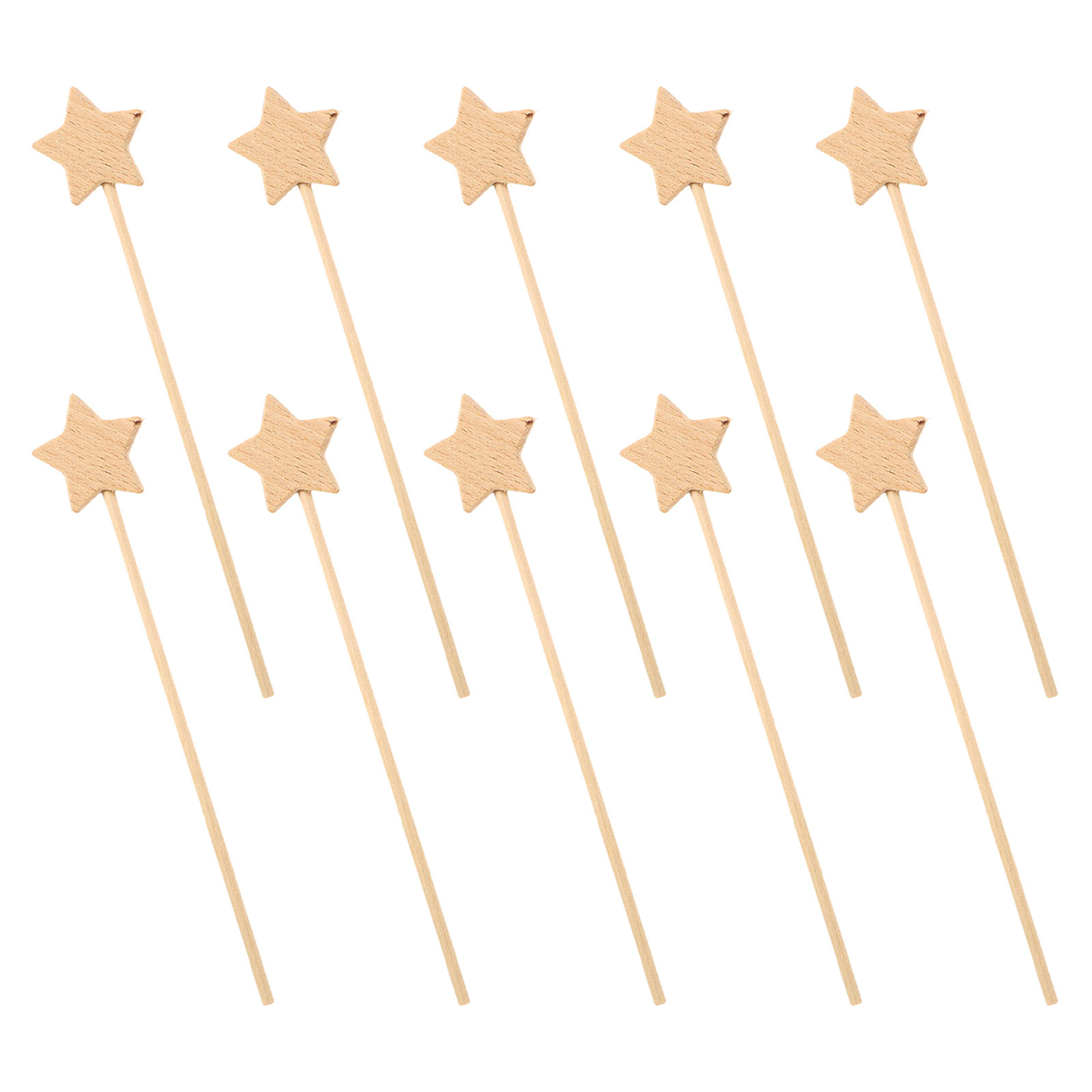 10Pcs DIY Unpainted Wooden Fai - đánh giá và giá Wedding Supply Kit