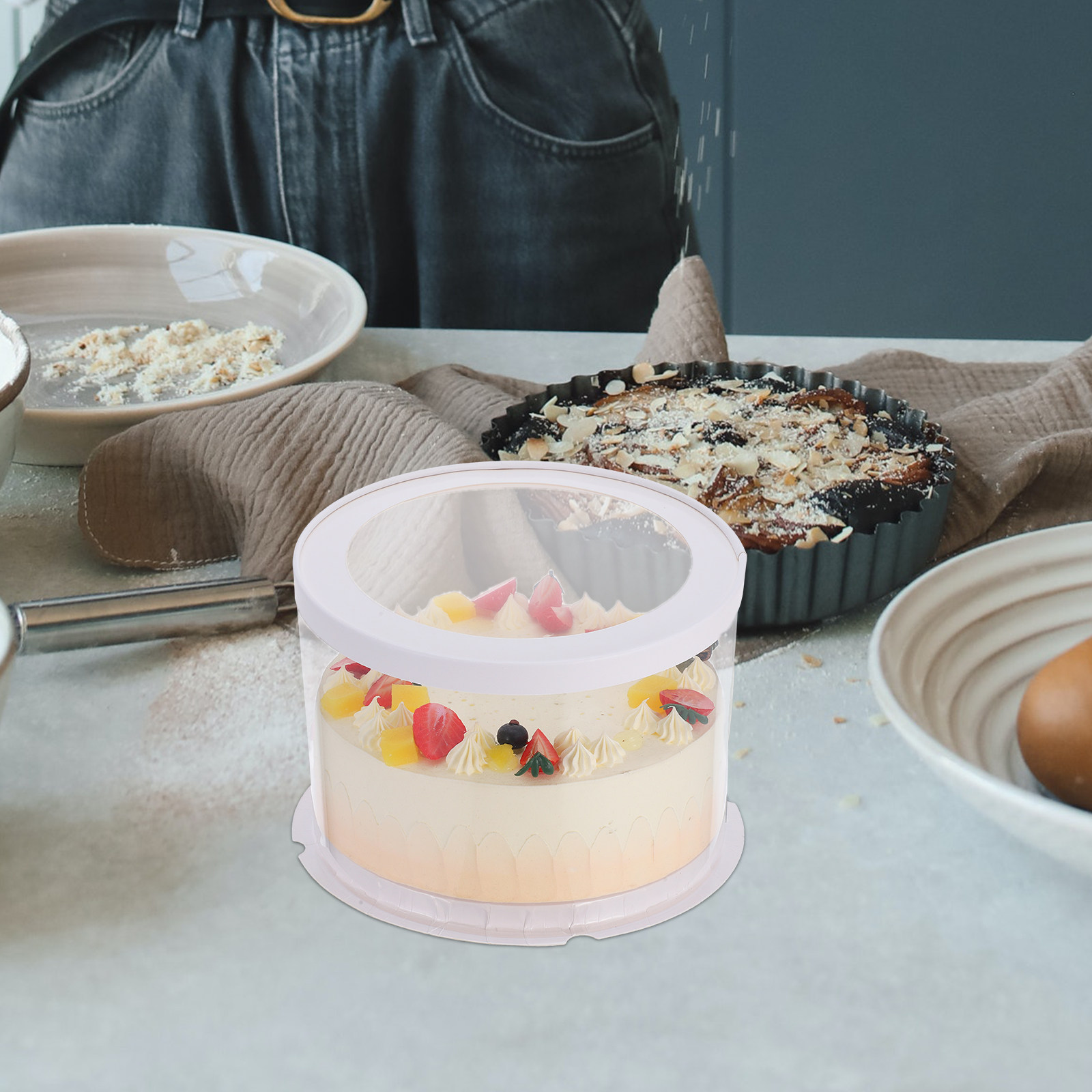 4Pcs Clear Cake Packaging Boxe - đánh giá và giá Wedding Packaging