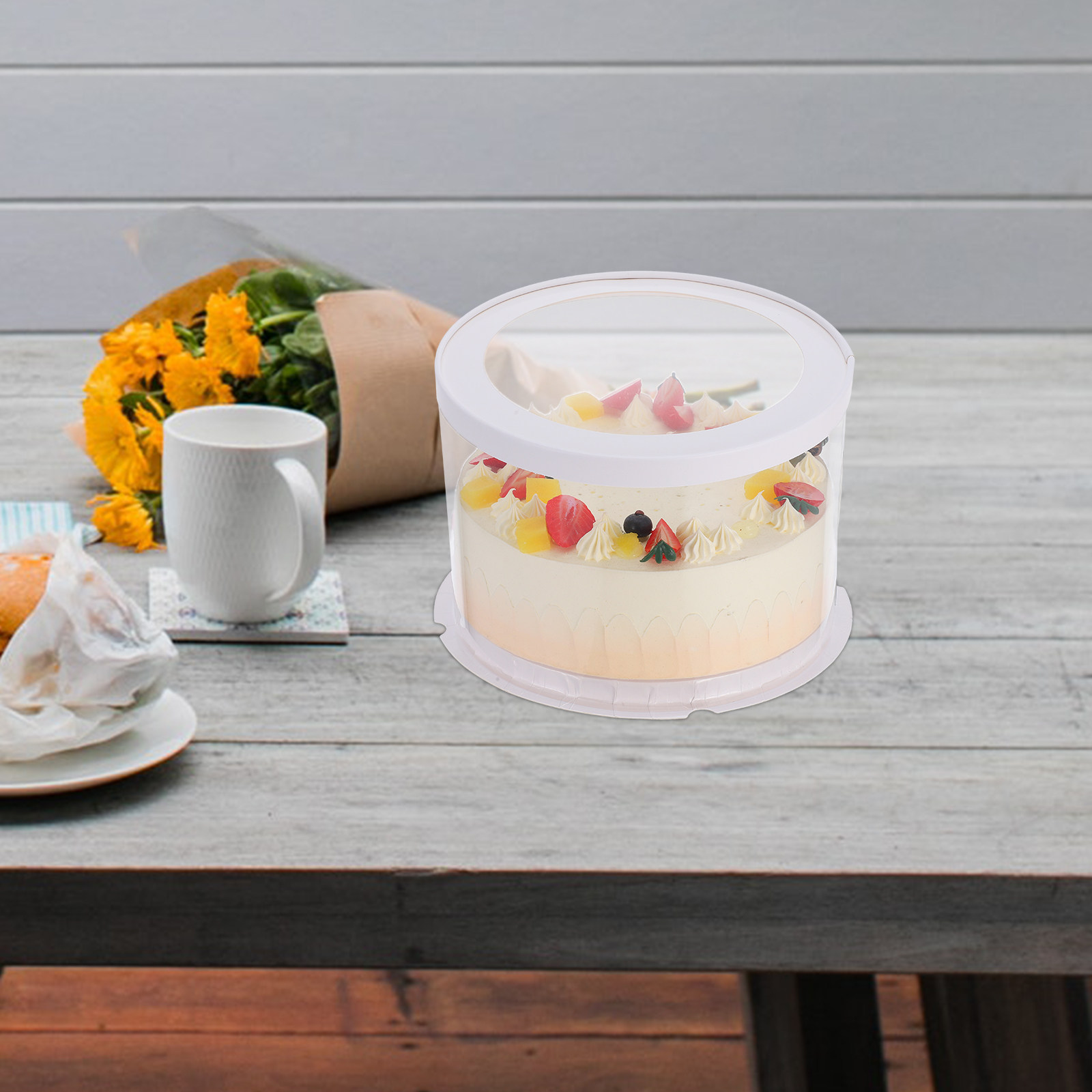 4Pcs Clear Cake Packaging Boxe - đánh giá và giá Wedding Packaging