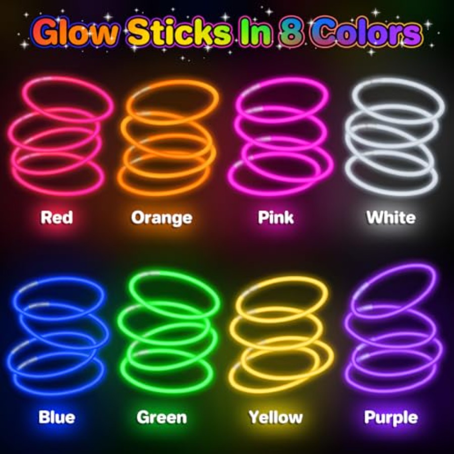 400Pcs Glow Sticks Bulk Party  - đánh giá và giá Wedding Supply In Bulk