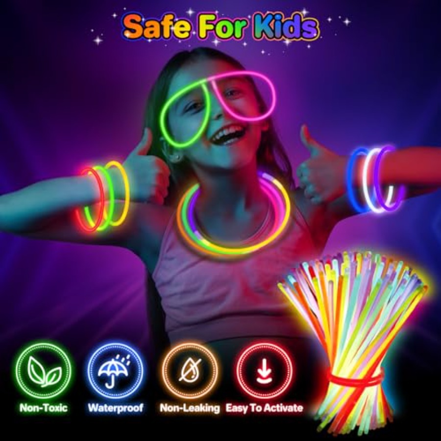 400Pcs Glow Sticks Bulk Party  - đánh giá và giá Wedding Supply In Bulk