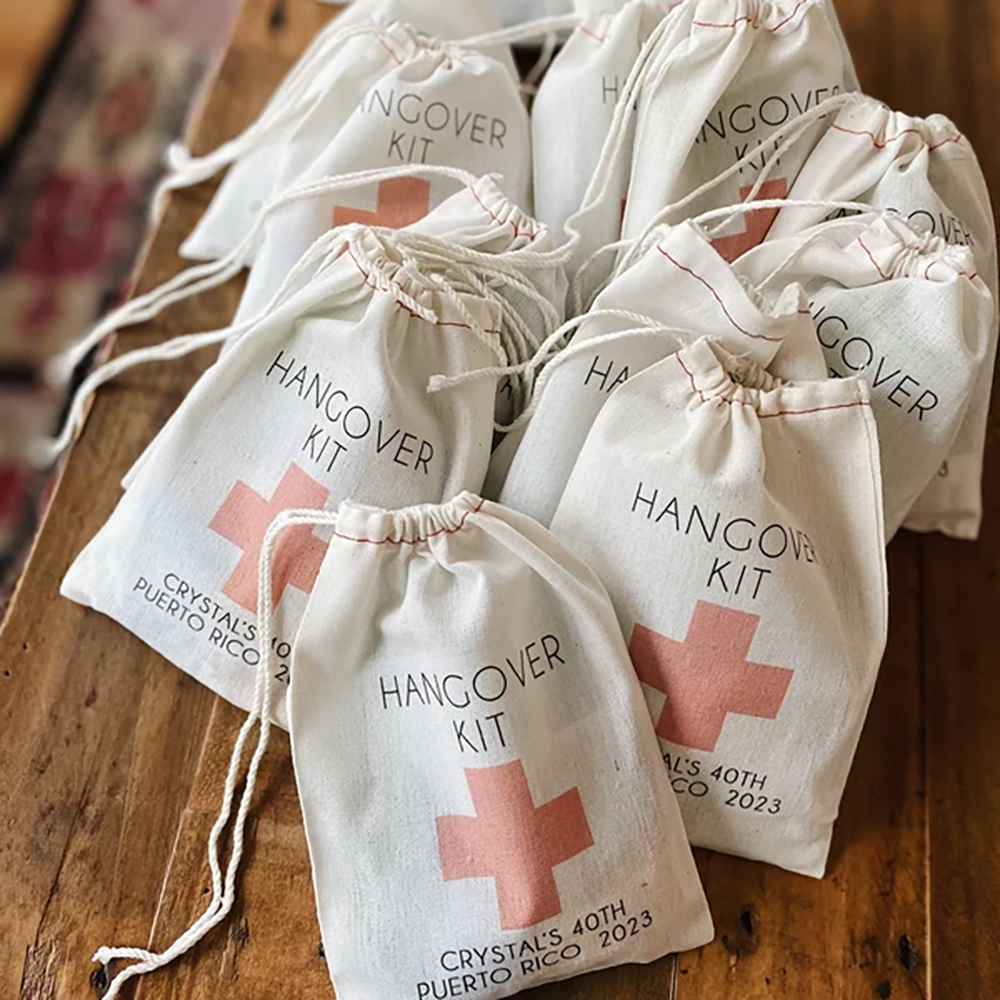 Custom 5Pcs Hangover Kit Cotto - đánh giá và giá Wedding Supply Kit