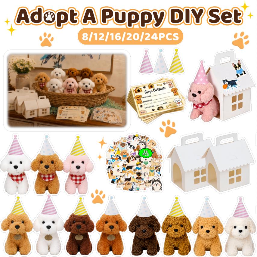 8-24Set Teddy Dogs DIY Adopt A - đánh giá và giá Wedding Yes