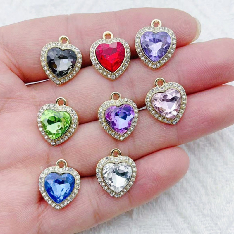10pcs heart-shaped inlaid colo - đánh giá và giá Wedding Yes