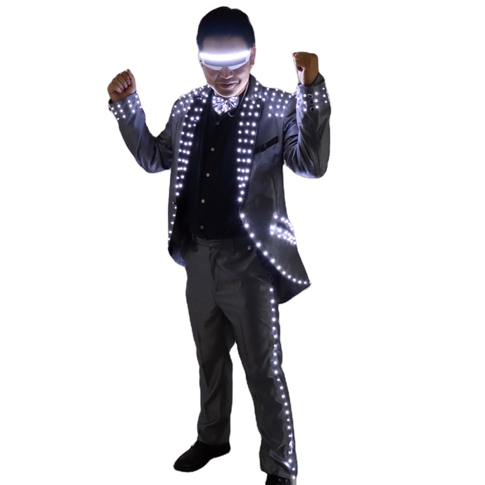 LED Luminous Robot CostumeUnis - đánh giá và giá Wedding Led
