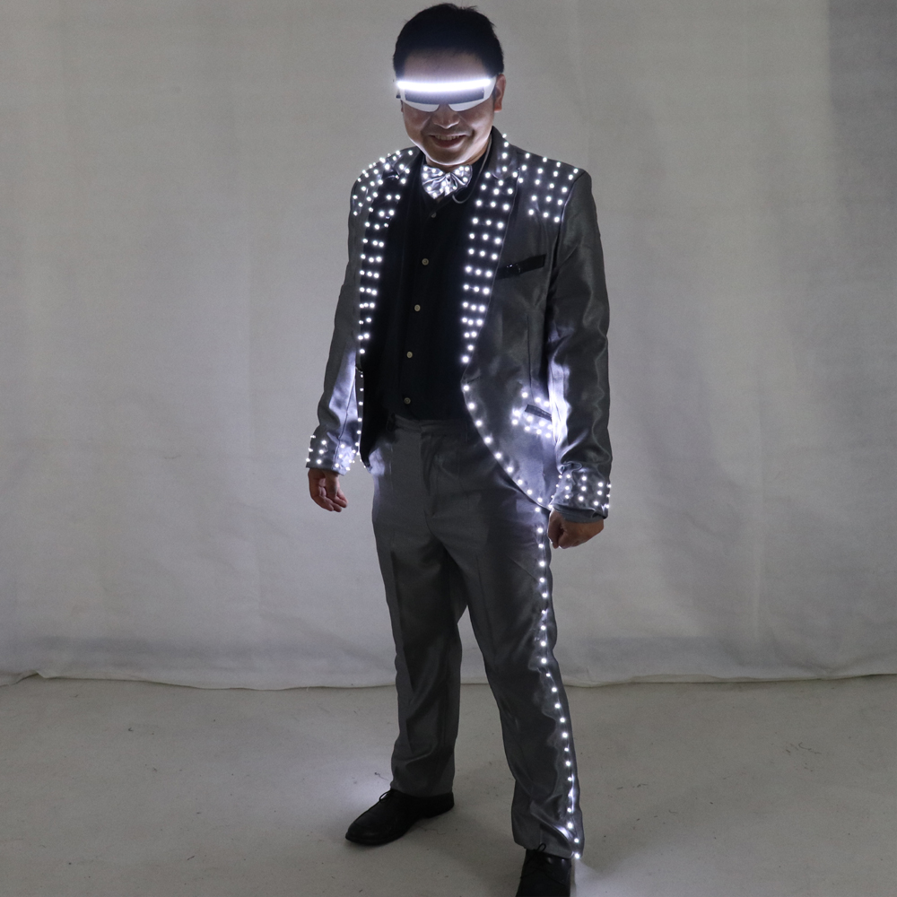 LED Luminous Robot CostumeUnis - đánh giá và giá Wedding Led