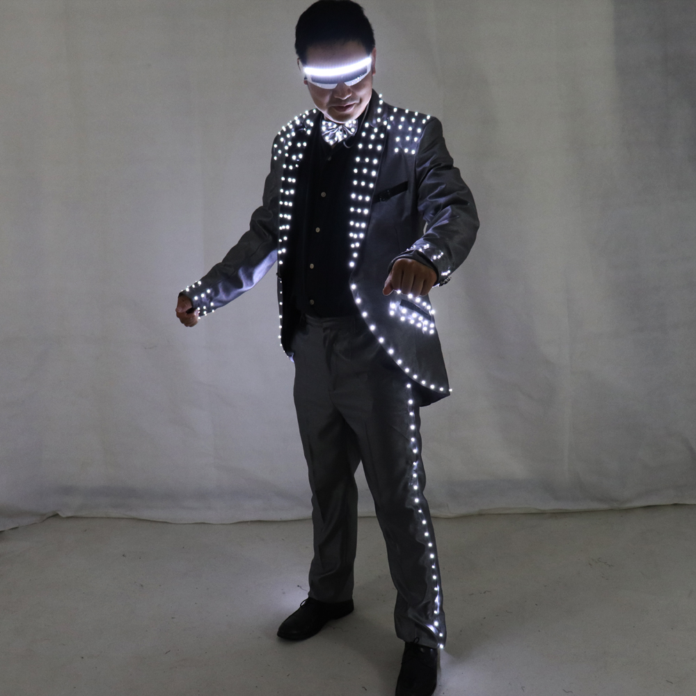 LED Luminous Robot CostumeUnis - đánh giá và giá Wedding Led