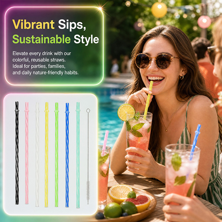 25Pcs Colorful Striped Reusabl - đánh giá và giá Wedding Supply In Bulk