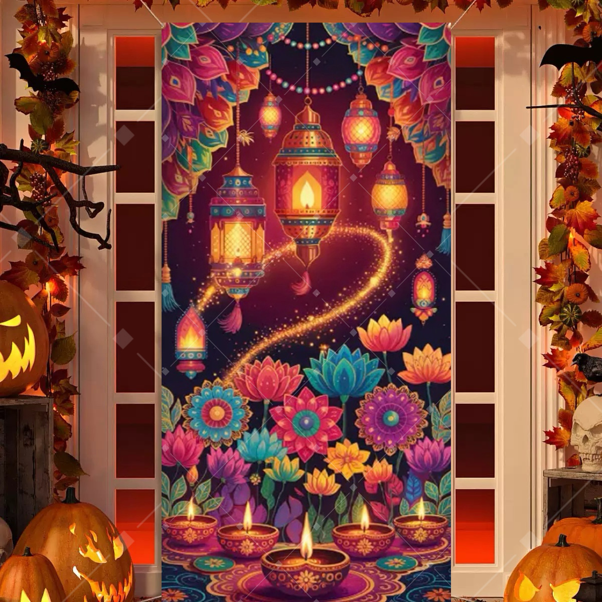 Diwali Decoration Party Backgr - đánh giá và giá Indian Wedding Decor Supply