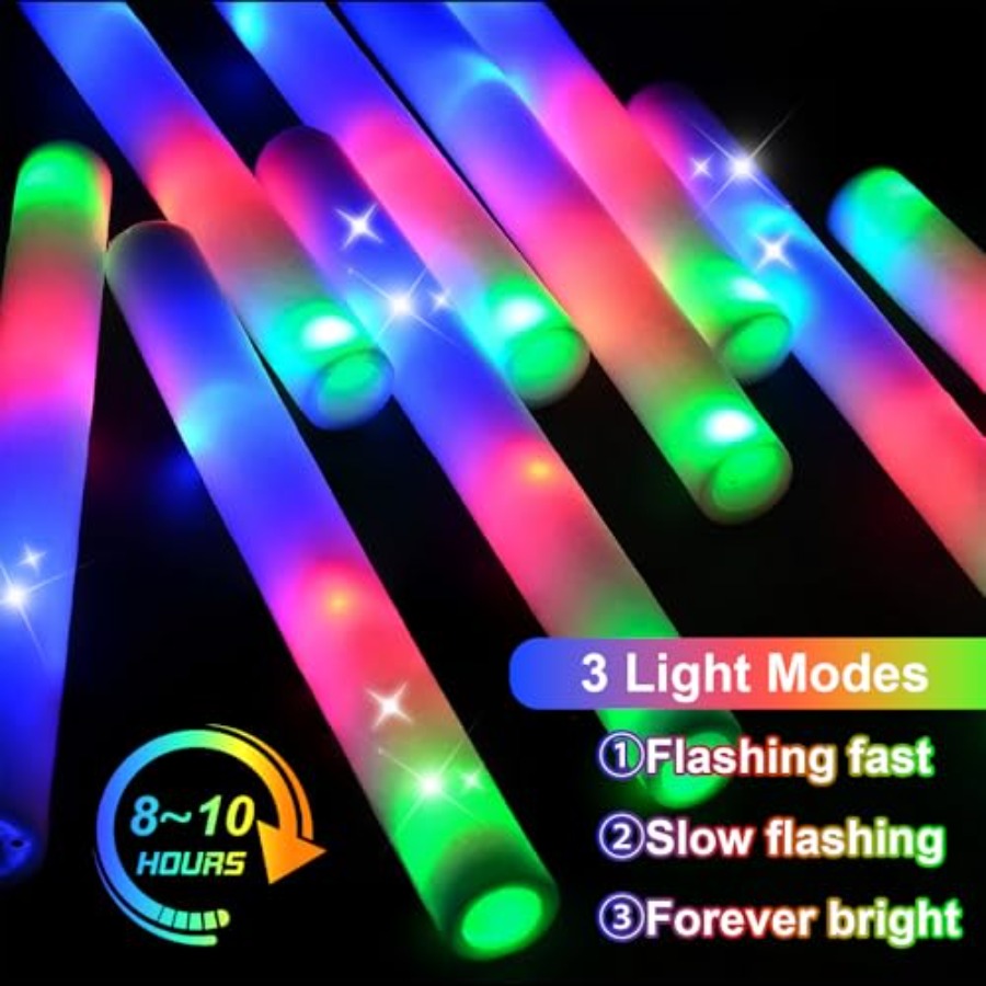 118PCS Foam Glow Sticks Bulk P - đánh giá và giá Wedding Supply In Bulk