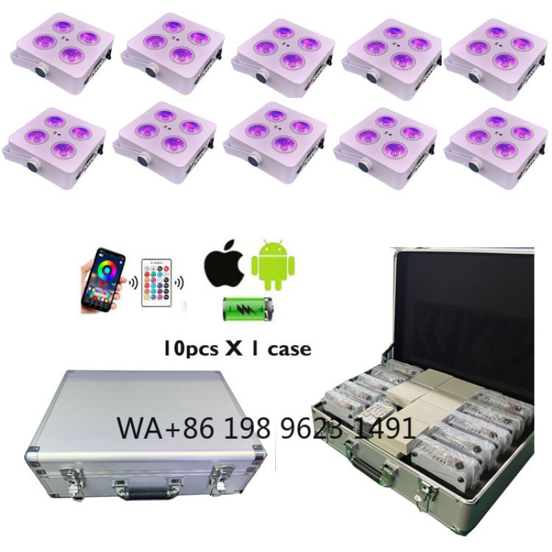 4X18W Flat Mini LED Par Light  - đánh giá và giá Wedding Led