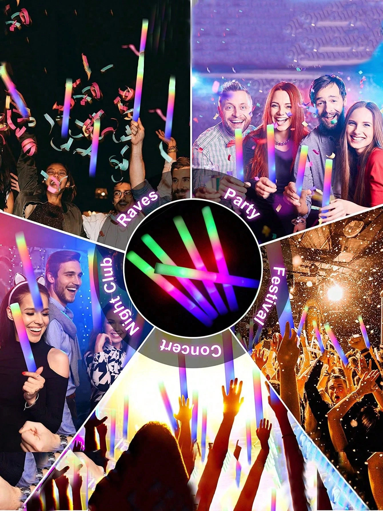 36 Foam Glow Sticks in Bulk, 3 - đánh giá và giá Wedding Supply In Bulk