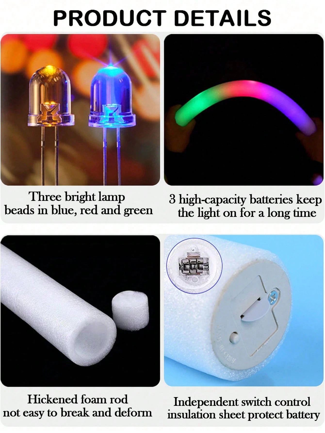 36 Foam Glow Sticks in Bulk, 3 - đánh giá và giá Wedding Supply In Bulk