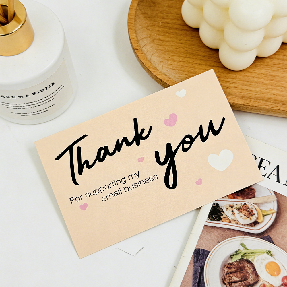 50/100pcs Thank You Cards, for - đánh giá và giá Wedding Supply Online Store