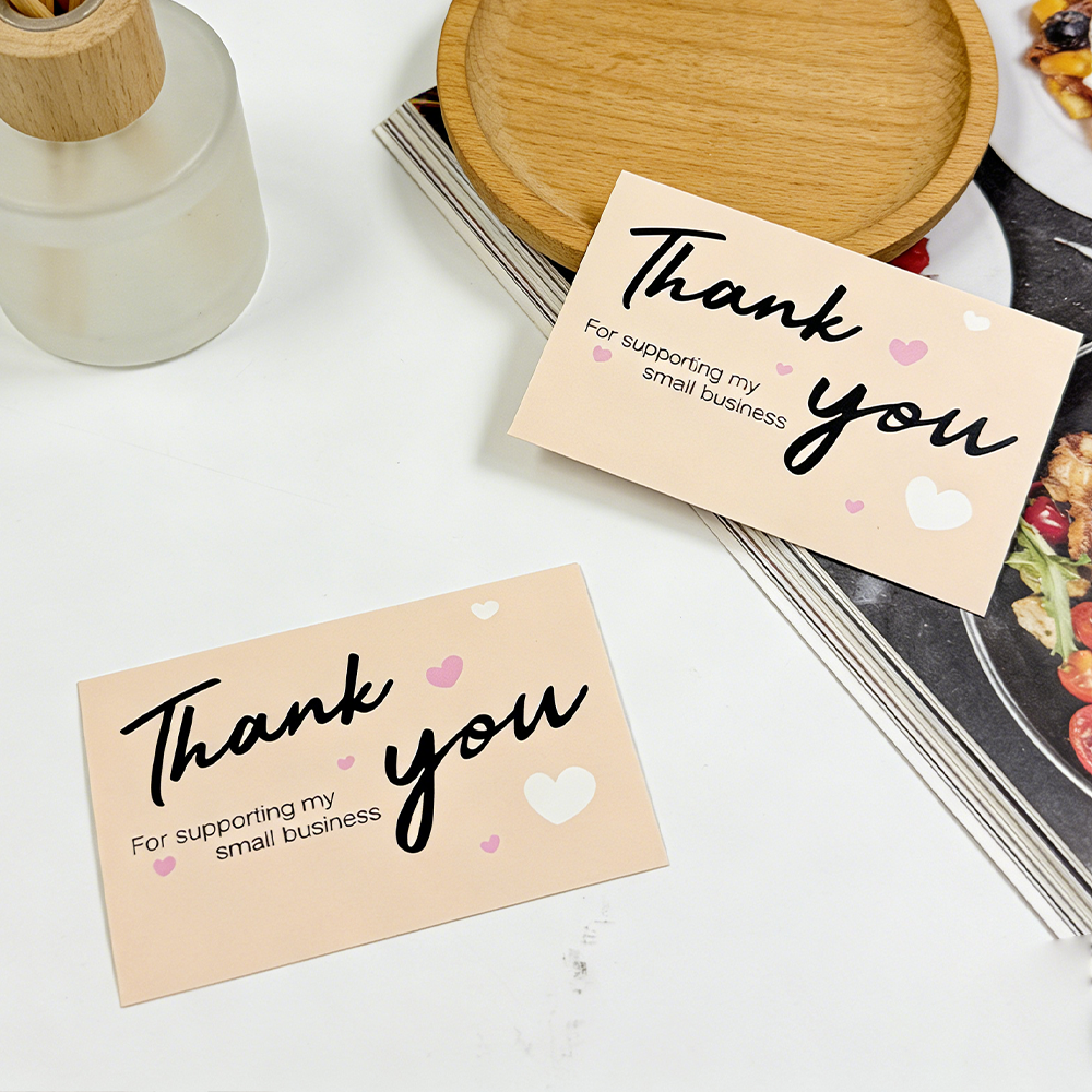 50/100pcs Thank You Cards, for - đánh giá và giá Wedding Supply Online Store