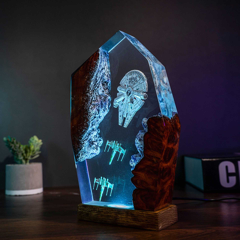 Table Resin Lamp Universe War  - đánh giá và giá Wedding Led