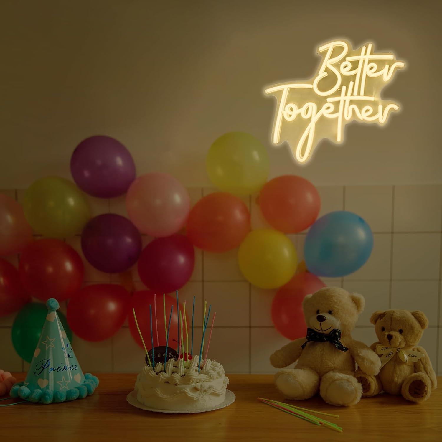 Better Together Neon Sign USB  - đánh giá và giá Wedding Led