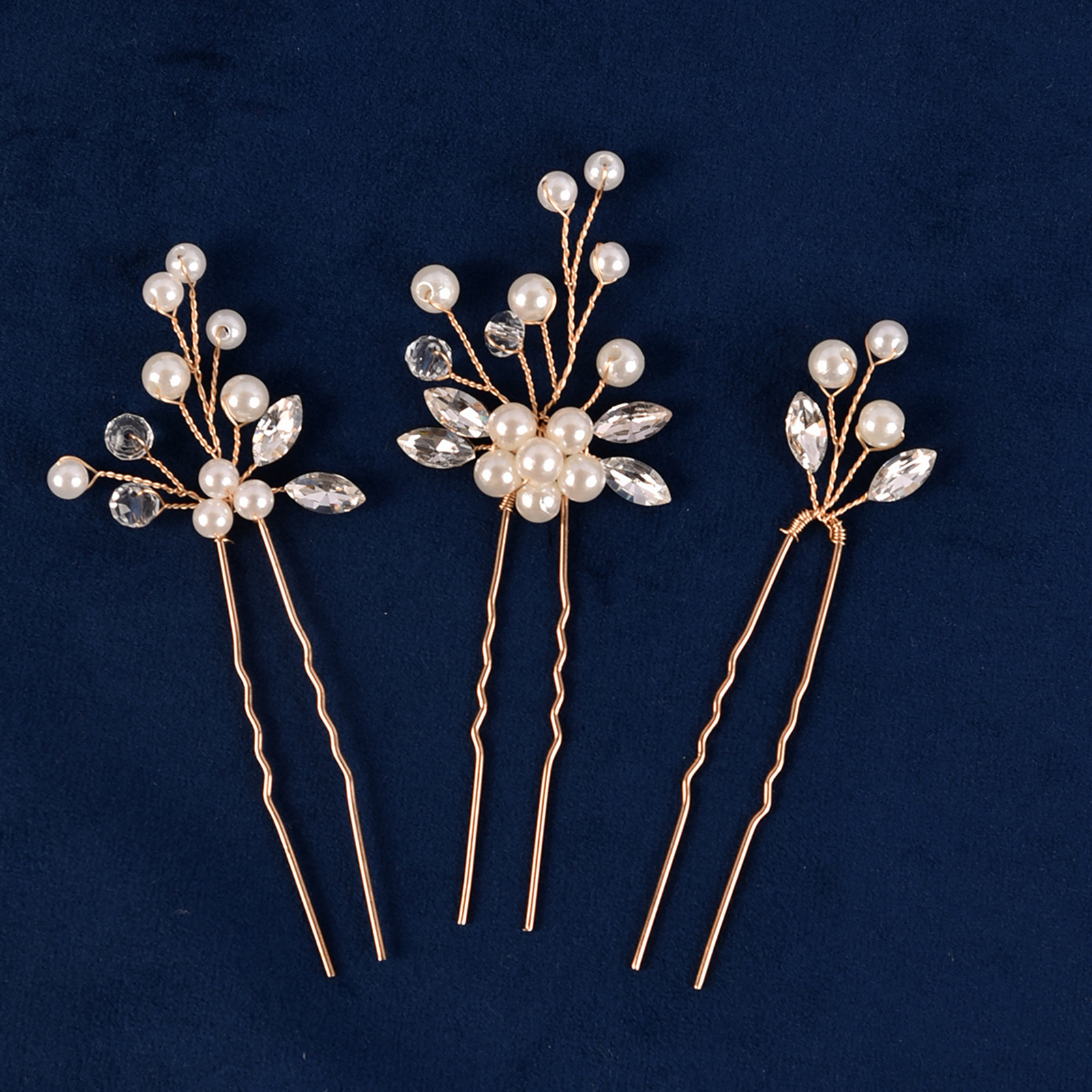 3pcs Bride Hairpin Trendy Hair - đánh giá và giá Wedding Supply Store