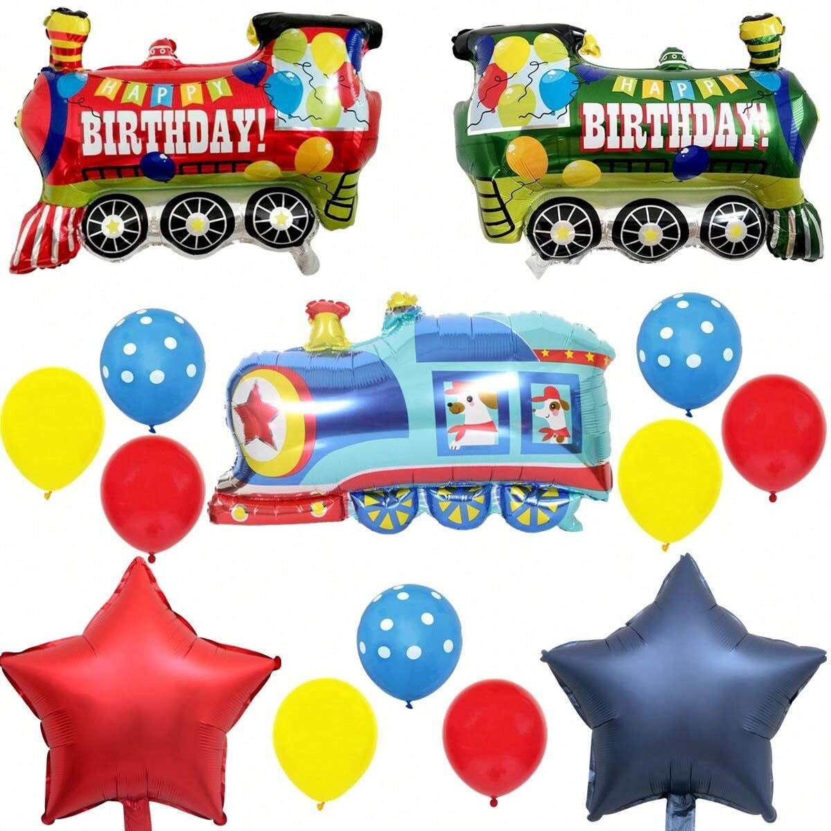14pcs Train Balloon Kit for Bi - đánh giá và giá Wedding Supply Kit
