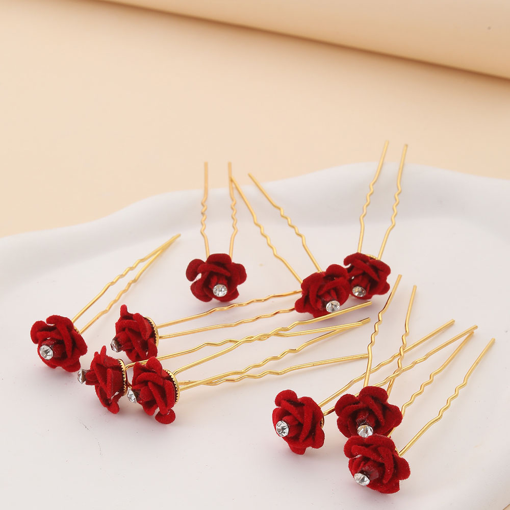 10Pcs Rose Hair Accessories We - đánh giá và giá Wedding Supply Store