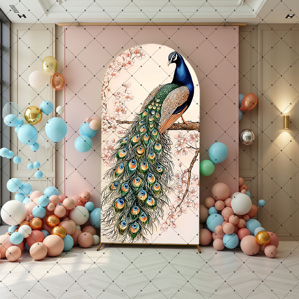 Indian-style Peacock Arch Back - đánh giá và giá Indian Wedding Decor Supply