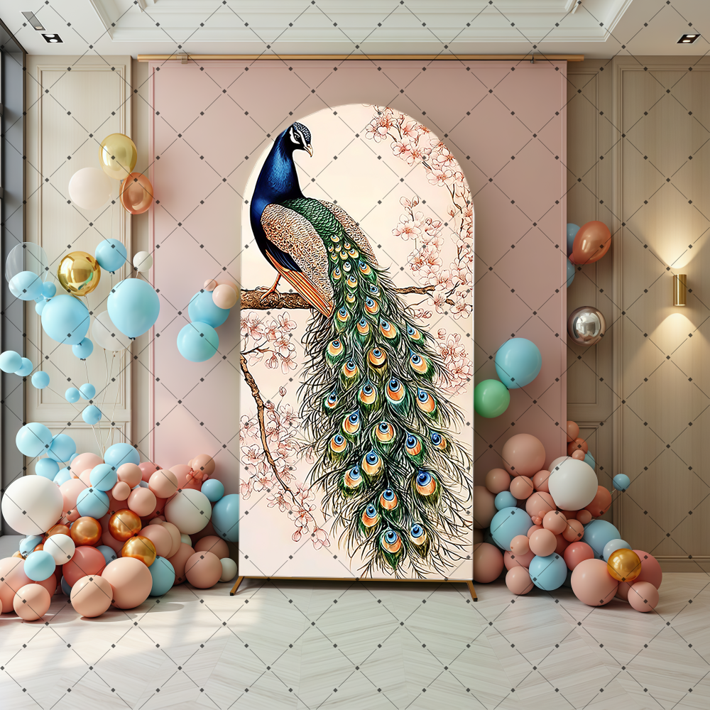 Indian-style Peacock Arch Back - đánh giá và giá Indian Wedding Decor Supply