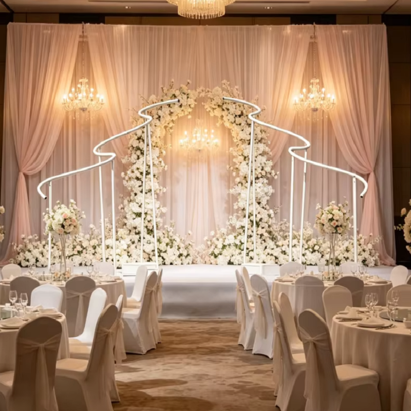 Luxury Wave Shape Frame Outdoo - đánh giá và giá Wedding/Event Supply Store