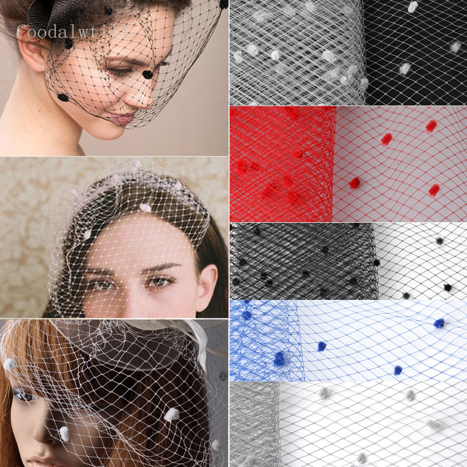 2Meters Dot Birdcage Veil Fabr - đánh giá và giá Wedding Supply Store