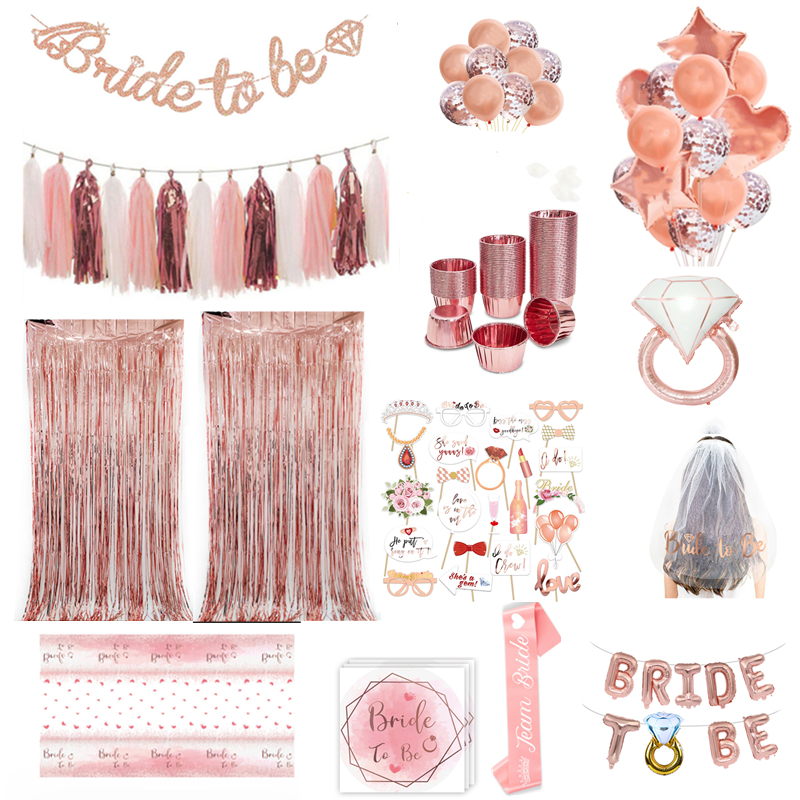Bride To Be Party Decorations  - đánh giá và giá Confetti Balloon Set