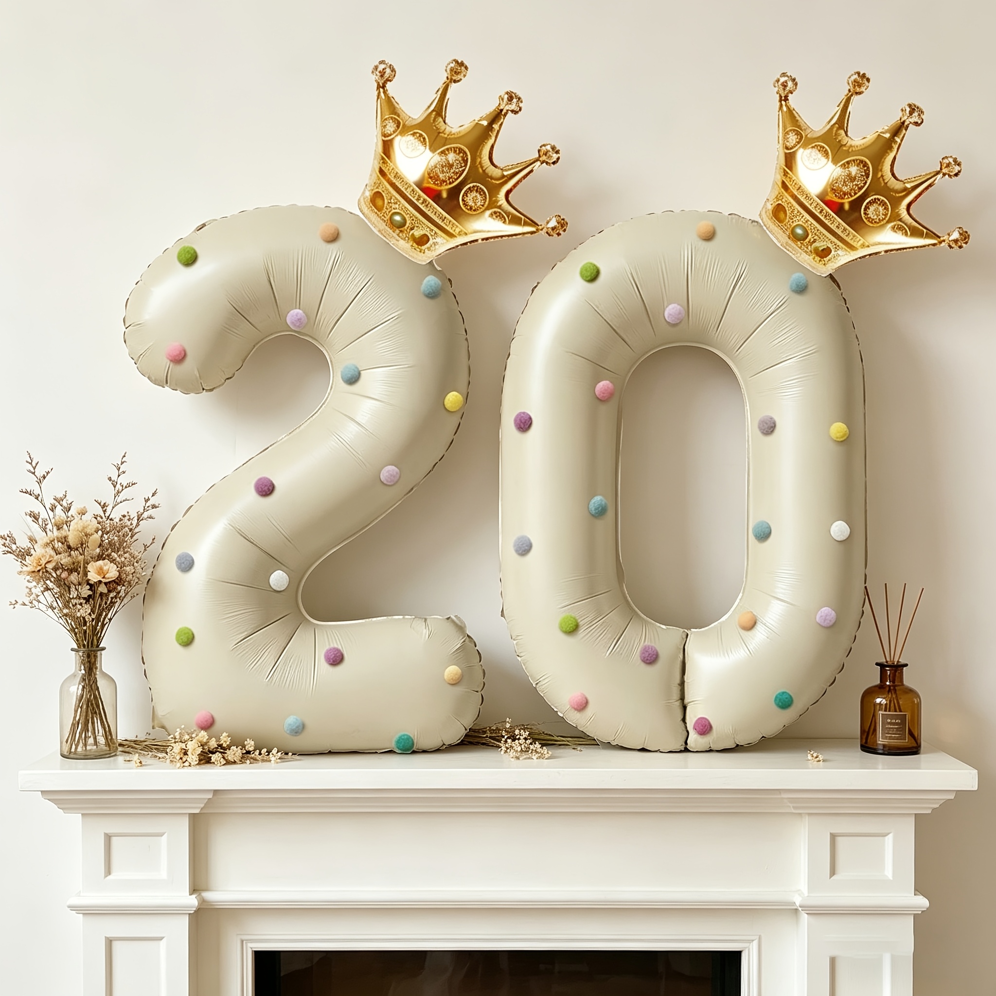 Large 40inch Cream-Colored Num - đánh giá và giá Wedding/Event Supply Store