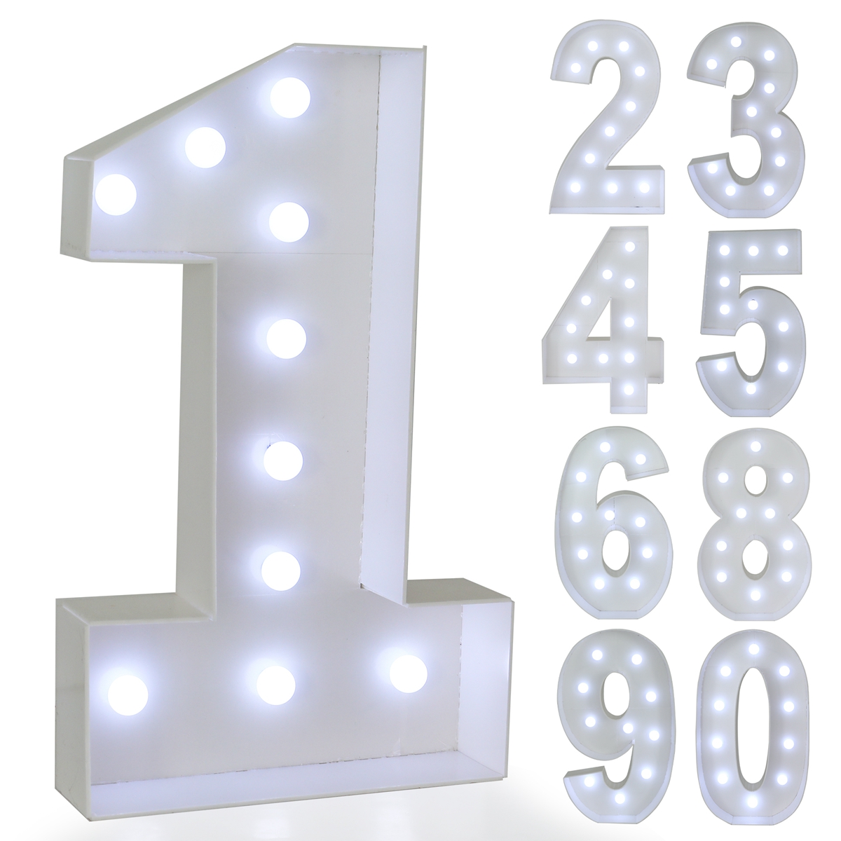 73cm Giant Figure White Warm L - đánh giá và giá Confetti Balloon Set