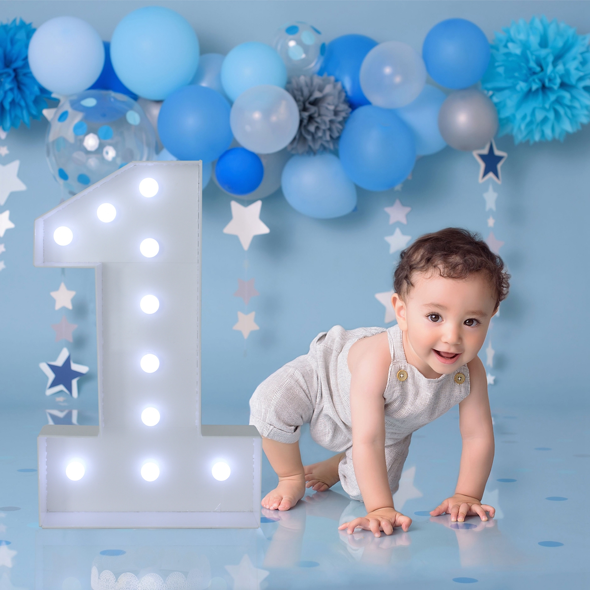 73cm Giant Figure White Warm L - đánh giá và giá Confetti Balloon Set
