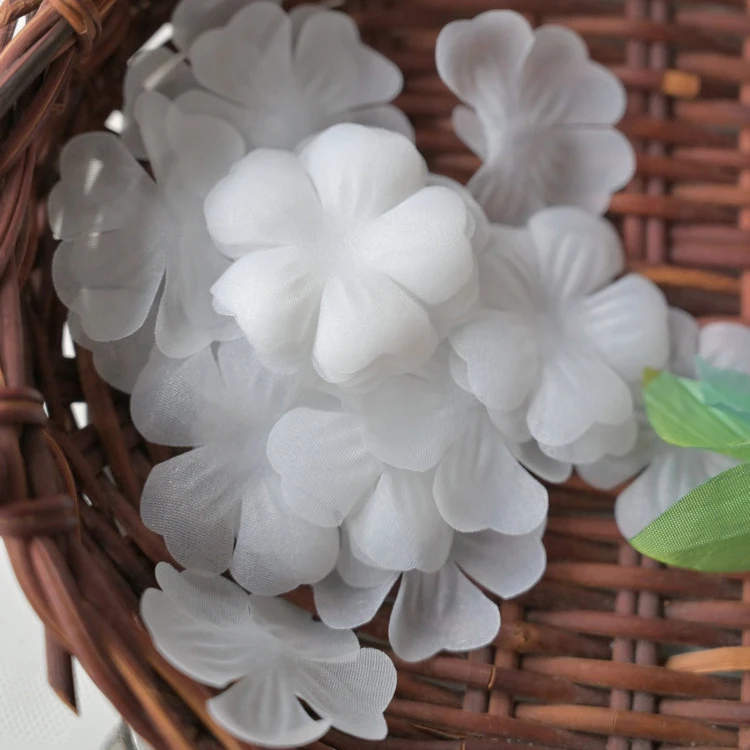 100PCS/Pack .3.8CM Organza Pet - đánh giá và giá Wedding Dress Supply