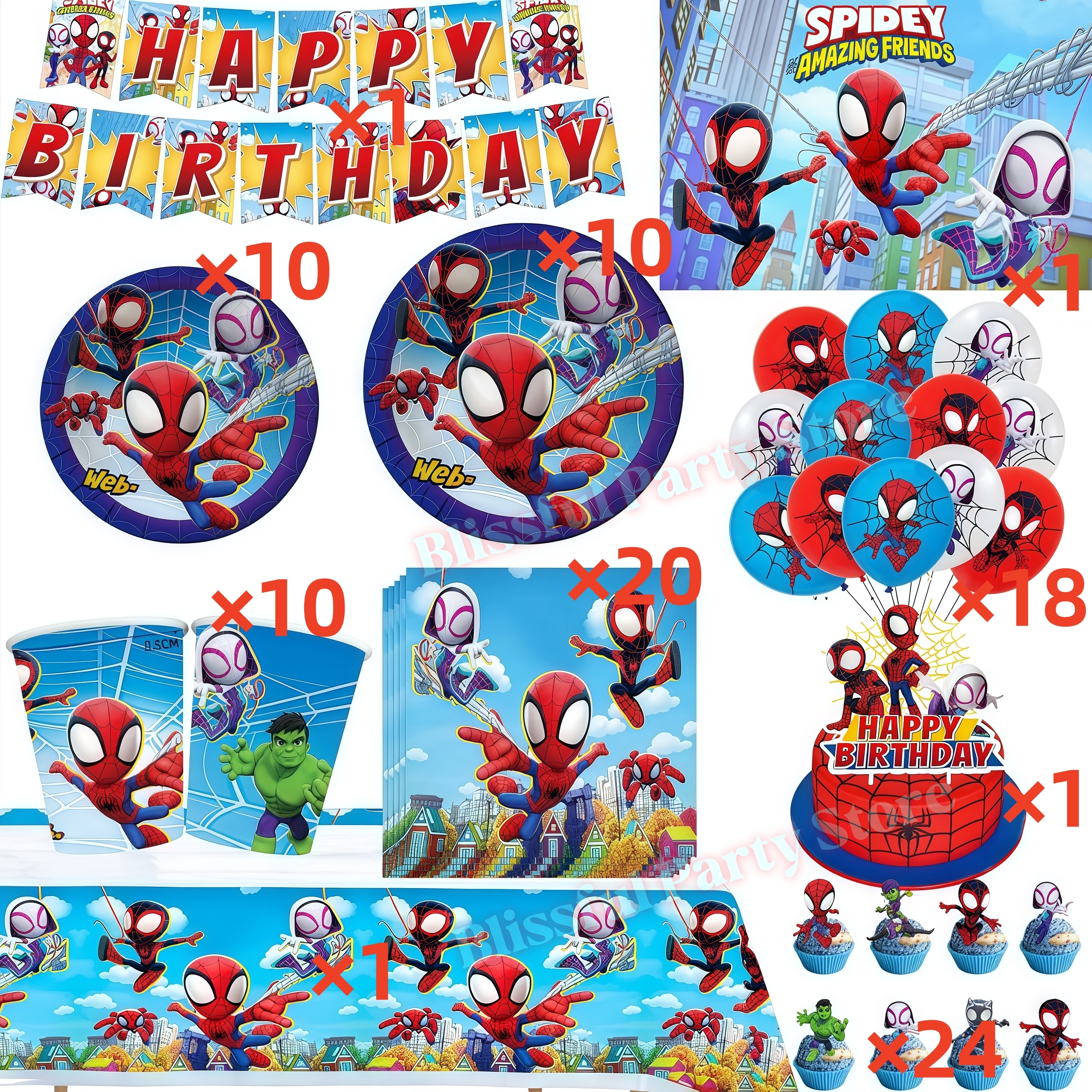 Spidey And His Amazing Friends - đánh giá và giá Wedding Supply Kit