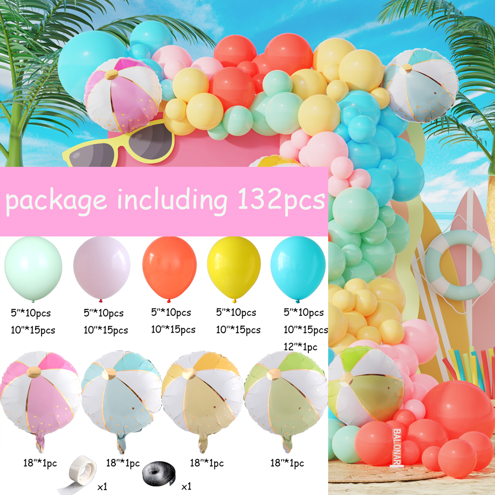 1 Set  Pool Theme Balloon Garl - đánh giá và giá Wedding Supply Kit
