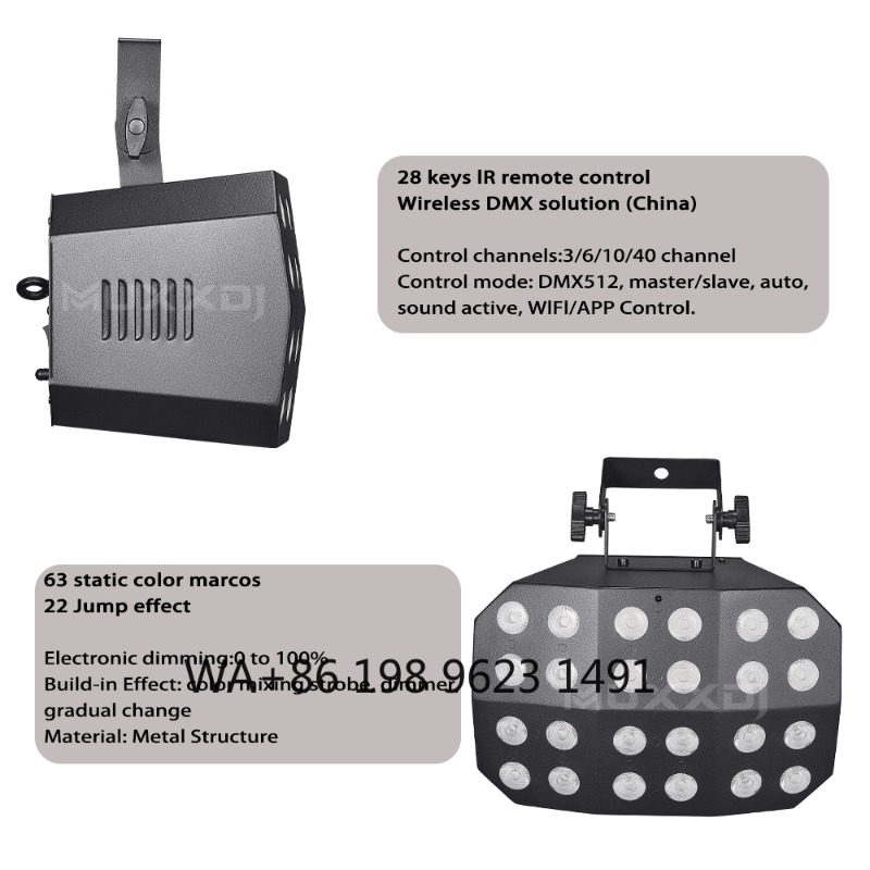 2Pcs 24*12W RGBWA+UV LED Spide - đánh giá và giá Wedding Led
