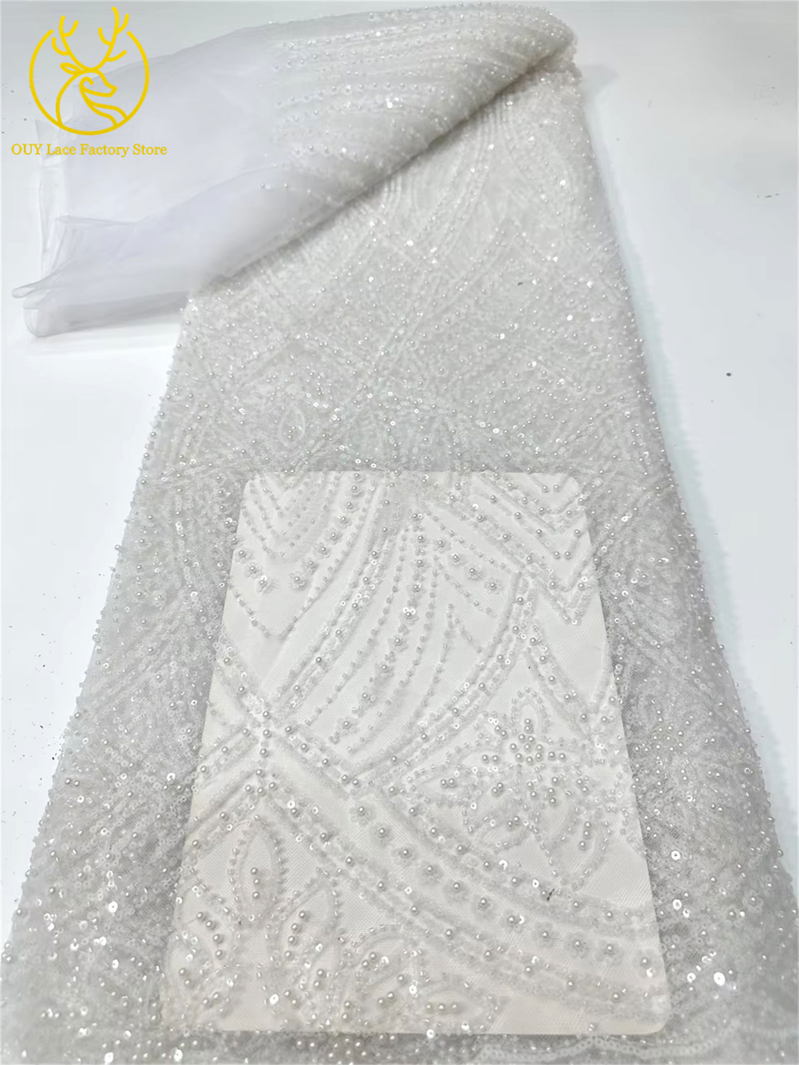 African Gold Beaded Lace Fabri - đánh giá và giá Wedding Dress Supply