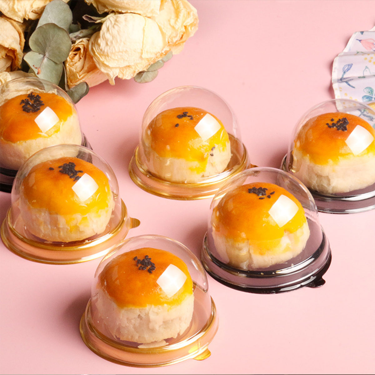 Transparent Cake Dessert Box C - đánh giá và giá Wedding Packaging