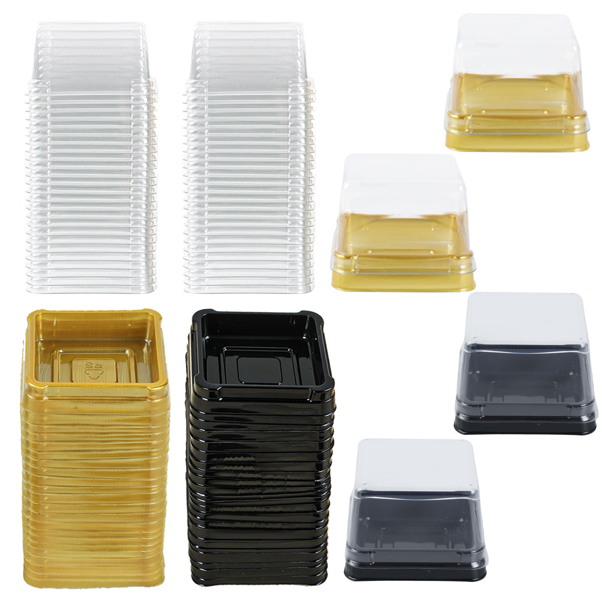 Transparent Cake Dessert Box C - đánh giá và giá Wedding Packaging