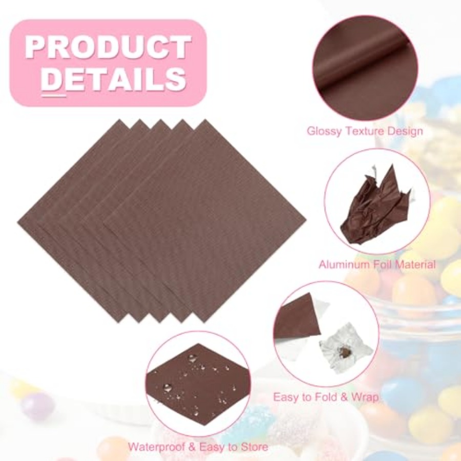 200 Pcs Foil Candy Wrappers, C - đánh giá và giá Wedding Packaging