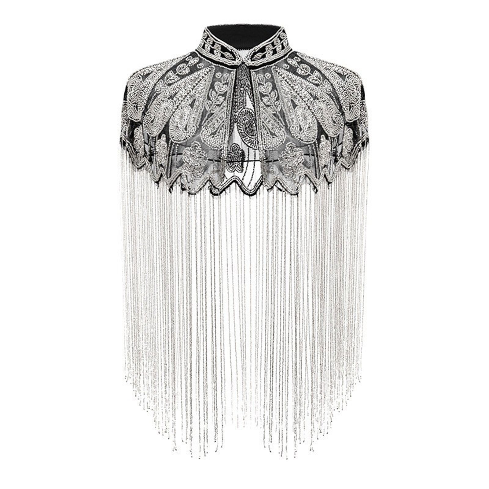 Sequins Beaded Evening Cape Wo - đánh giá và giá Wedding Dress Supply
